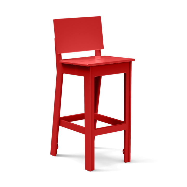 Fresh Air Bar Stool - Loll Designs - Outdoor Furniture - Apple Red - HORNE
