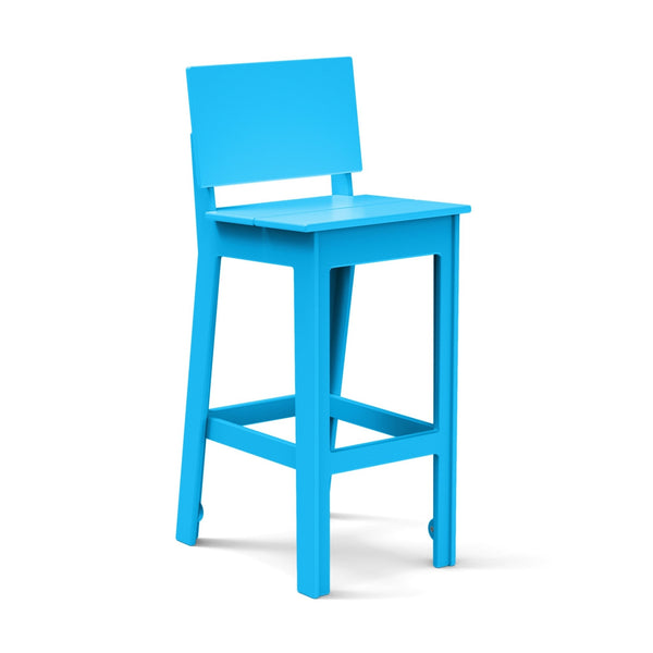 Fresh Air Bar Stool - Loll Designs - Outdoor Furniture - Sky Blue - HORNE