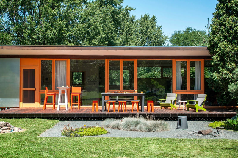 Fresh Air Counter Stool - Loll Designs - Outdoor Furniture - Black - HORNE