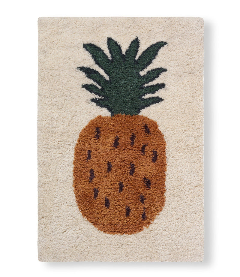 Fruiticana Tufted Rug - Ferm Living Rugs - Small - Pineapple - HORNE