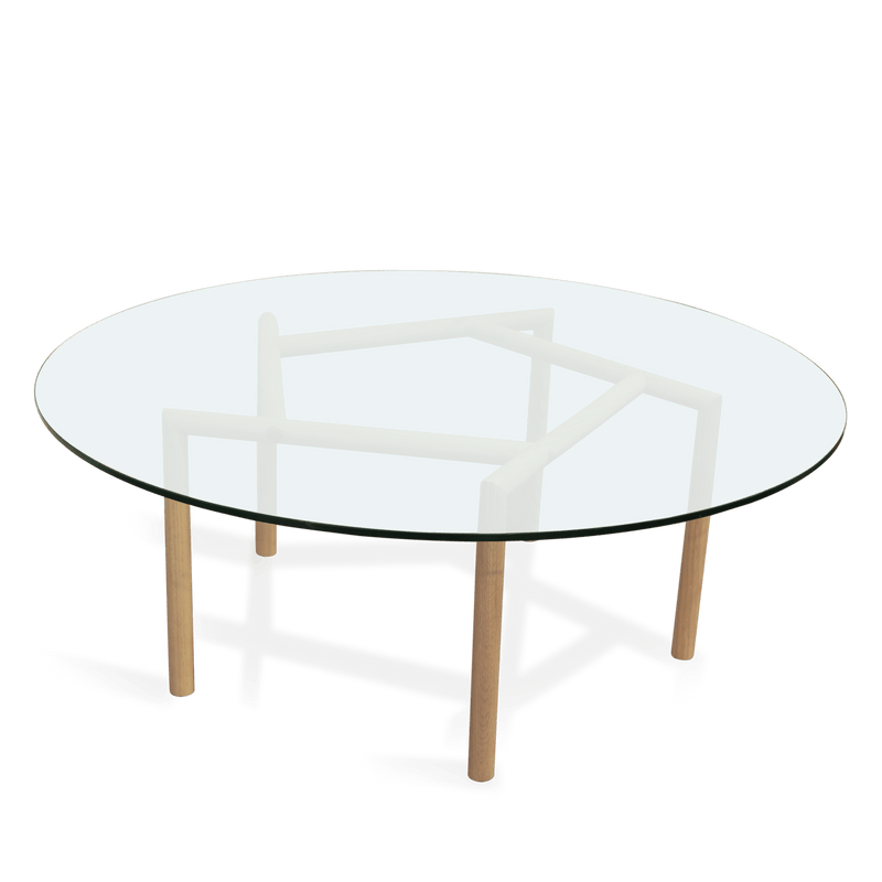 Gallagher Coffee Table - Tronk - Tables + Desks - Oak - Clear - HORNE