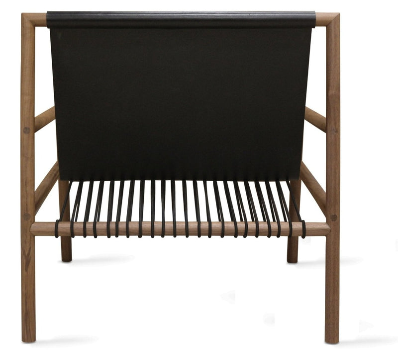 Gallagher Lounge Chair - Walnut - Tronk - Chairs - Black - HORNE