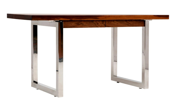 GAX 24 Desk - Artless - Desks - 48"W - Without Drawer - Stainless Steel - HORNE
