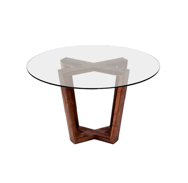 GAX XW Table - Artless - Tables + Desks - Walnut - 36"Dia. - HORNE