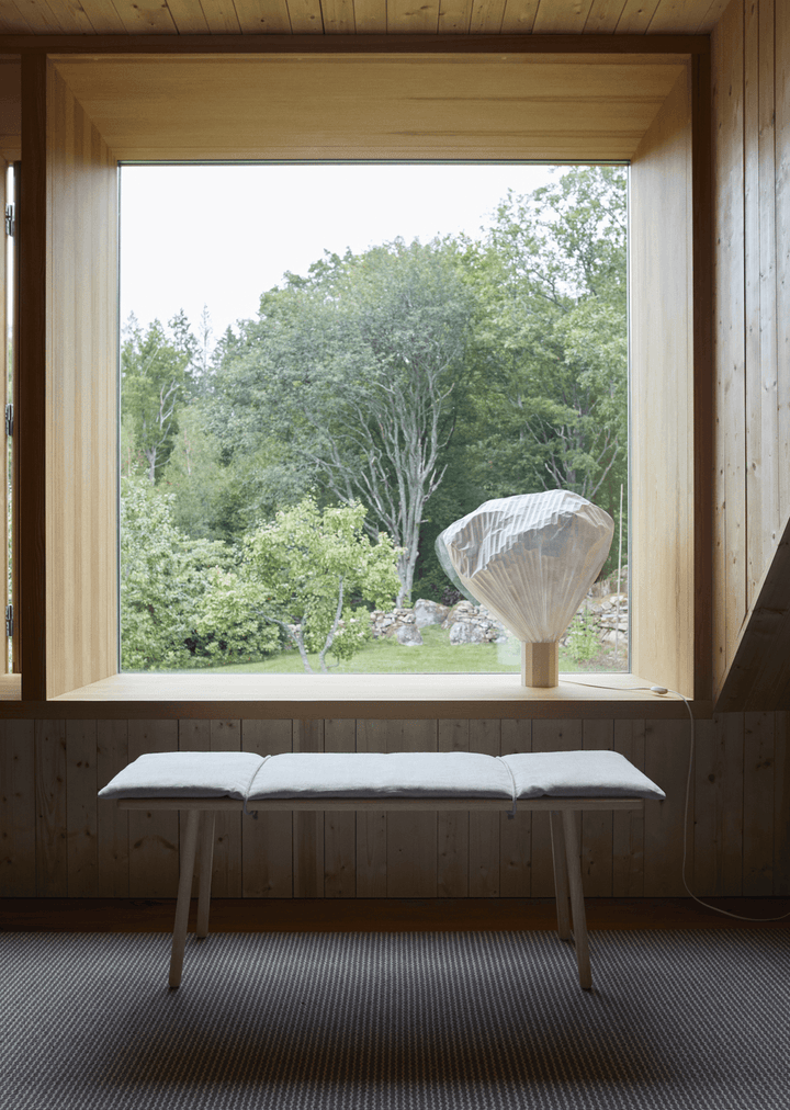 Georg Bench - Skagerak by Fritz Hansen - Stools + Benches + Ottomans - Black Painted Oak - Light Grey - HORNE