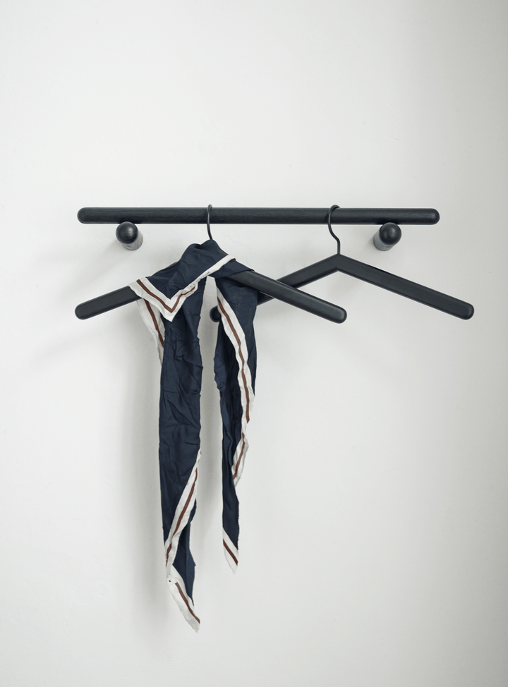 Georg Rack 60 - Skagerak by Fritz Hansen - Coat + Key Racks - Black Painted Oak - HORNE