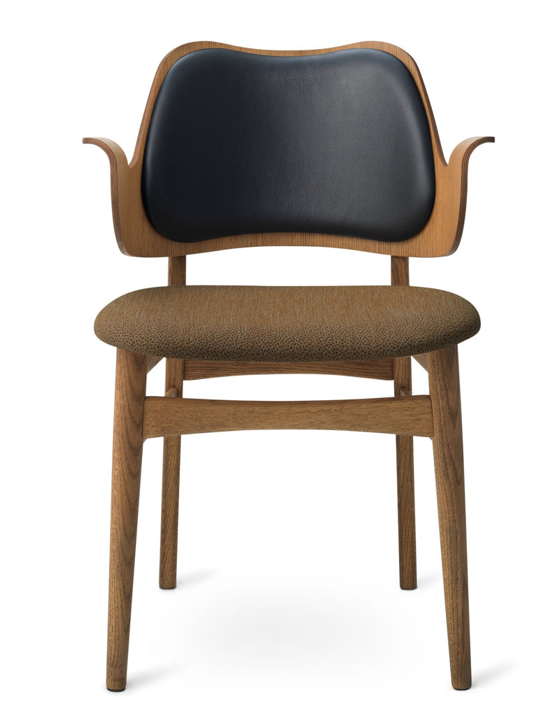 Gesture Dining Chair - Upholstered Back and Seat - Warm Nordic - Chairs - Sprinkles 274/ Black Oak - HORNE