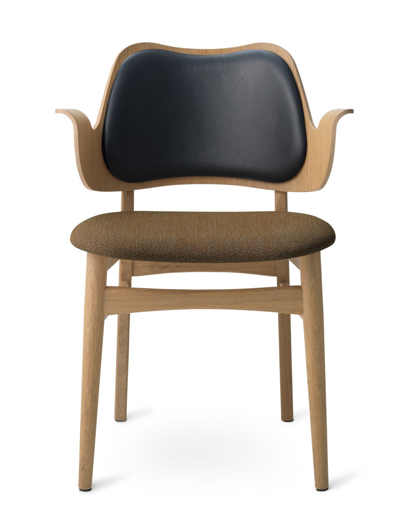 Gesture Dining Chair - Upholstered Back and Seat - Warm Nordic - Chairs - Sprinkles 274/ Black Oak - HORNE