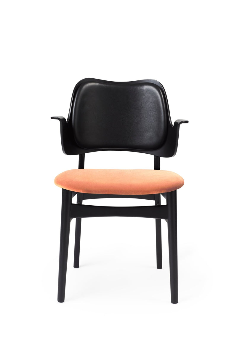 Gesture Dining Chair - Upholstered Back and Seat - Warm Nordic - Chairs - Sprinkles 274/ Black Oak - HORNE