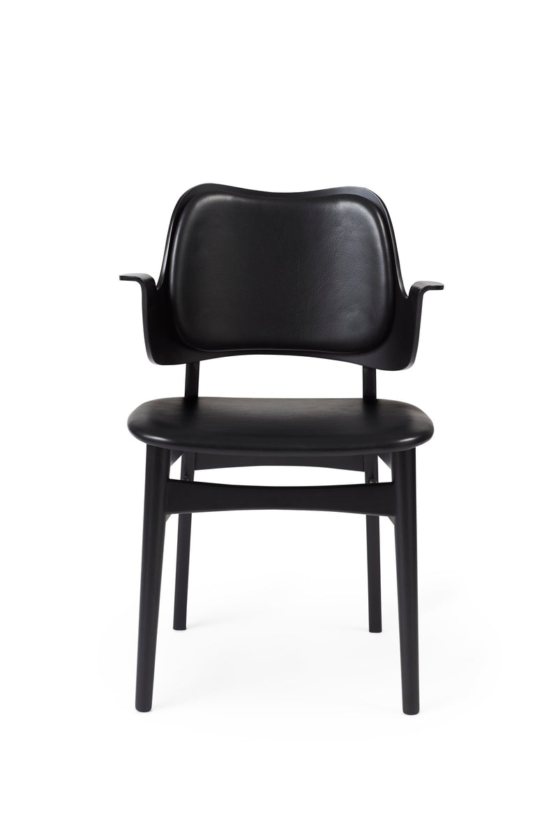 Gesture Dining Chair - Upholstered Back and Seat - Warm Nordic - Chairs - Sprinkles 274/ Black Oak - HORNE