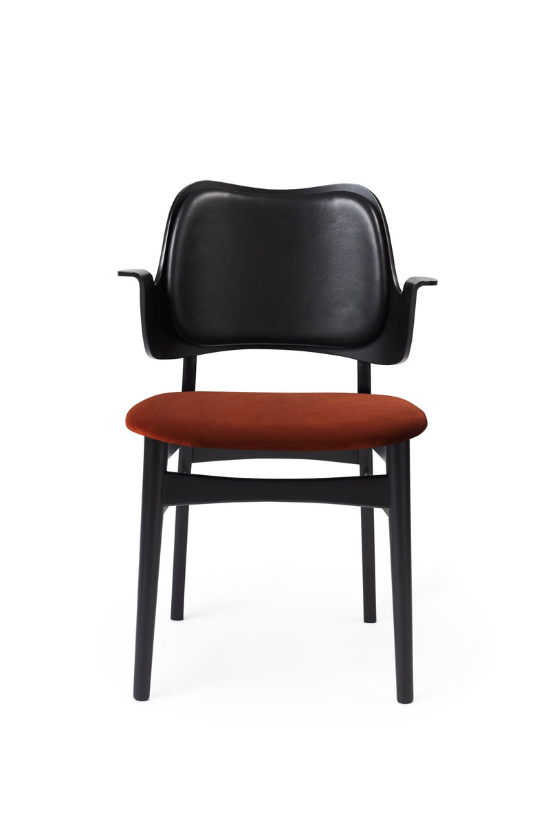 Gesture Dining Chair - Upholstered Back and Seat - Warm Nordic - Chairs - Sprinkles 274/ Black Oak - HORNE