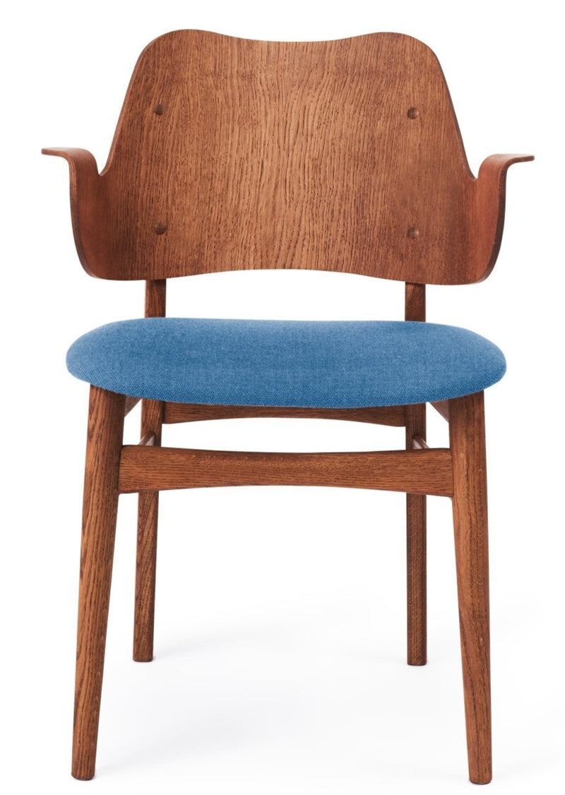 Gesture Dining Chair - Upholstered Seat - Warm Nordic - Chairs - Canvas 134/ Black Oak - HORNE