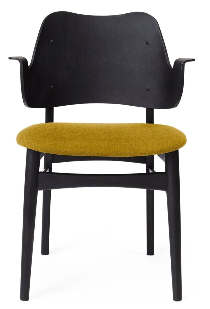 Gesture Dining Chair - Upholstered Seat - Warm Nordic - Chairs - Canvas 134/ Black Oak - HORNE