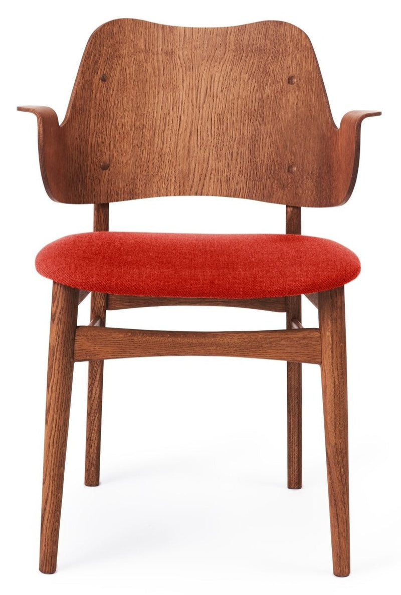 Gesture Dining Chair - Upholstered Seat - Warm Nordic - Chairs - Canvas 134/ Black Oak - HORNE