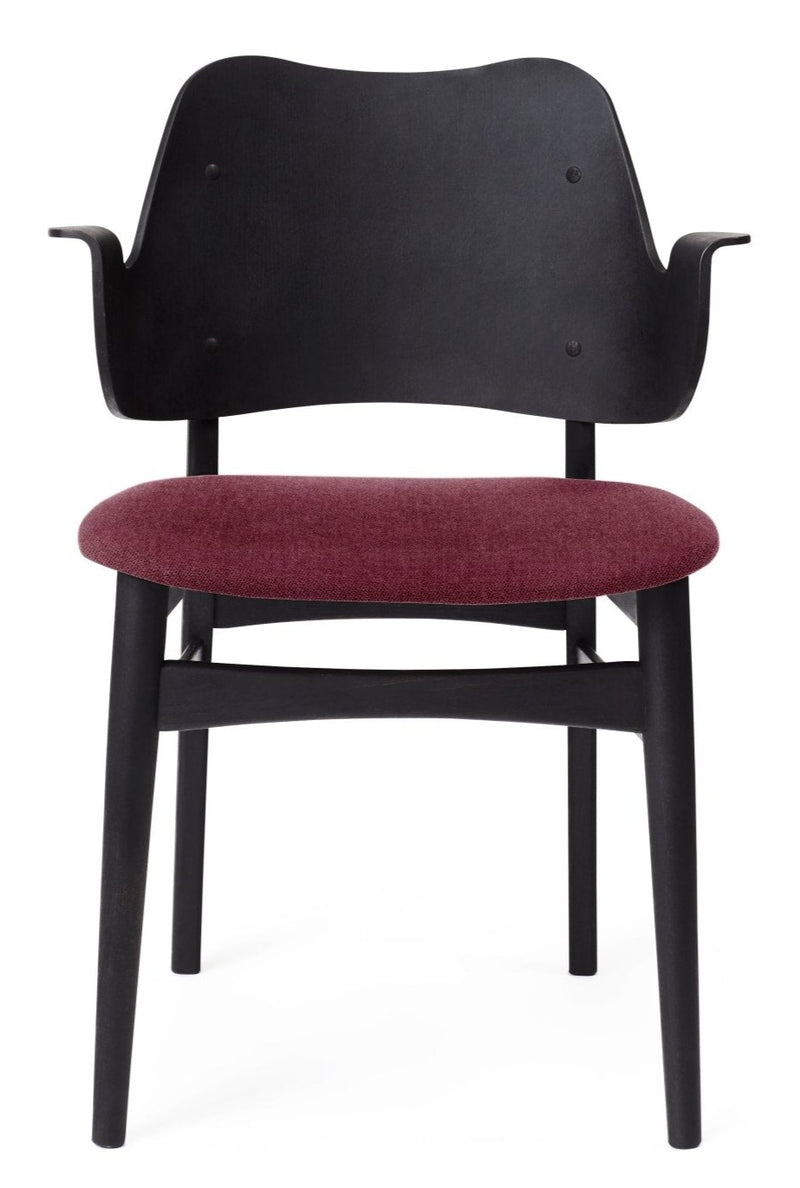 Gesture Dining Chair - Upholstered Seat - Warm Nordic - Chairs - Canvas 134/ Black Oak - HORNE