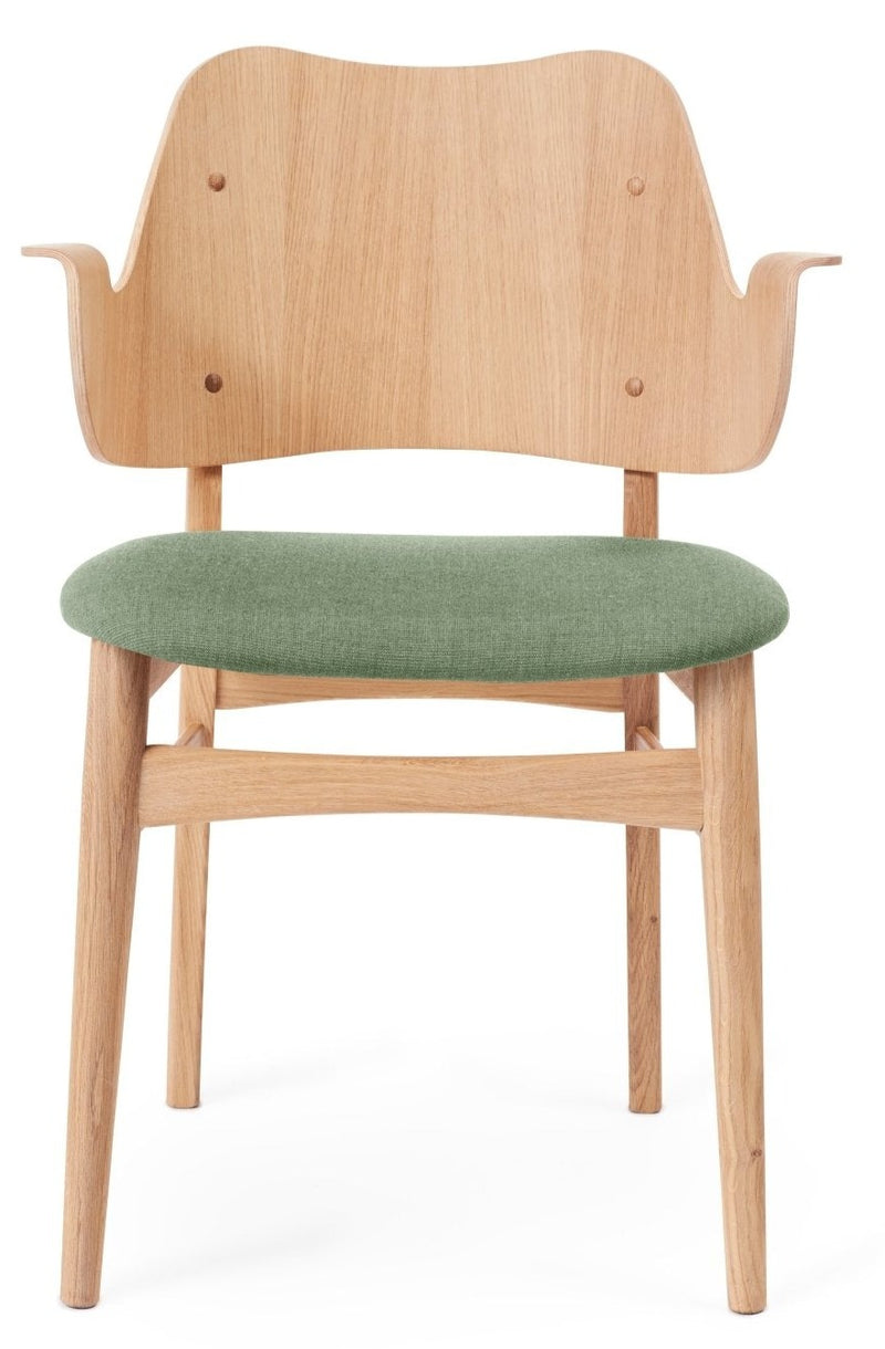 Gesture Dining Chair - Upholstered Seat - Warm Nordic - Chairs - Canvas 134/ Black Oak - HORNE