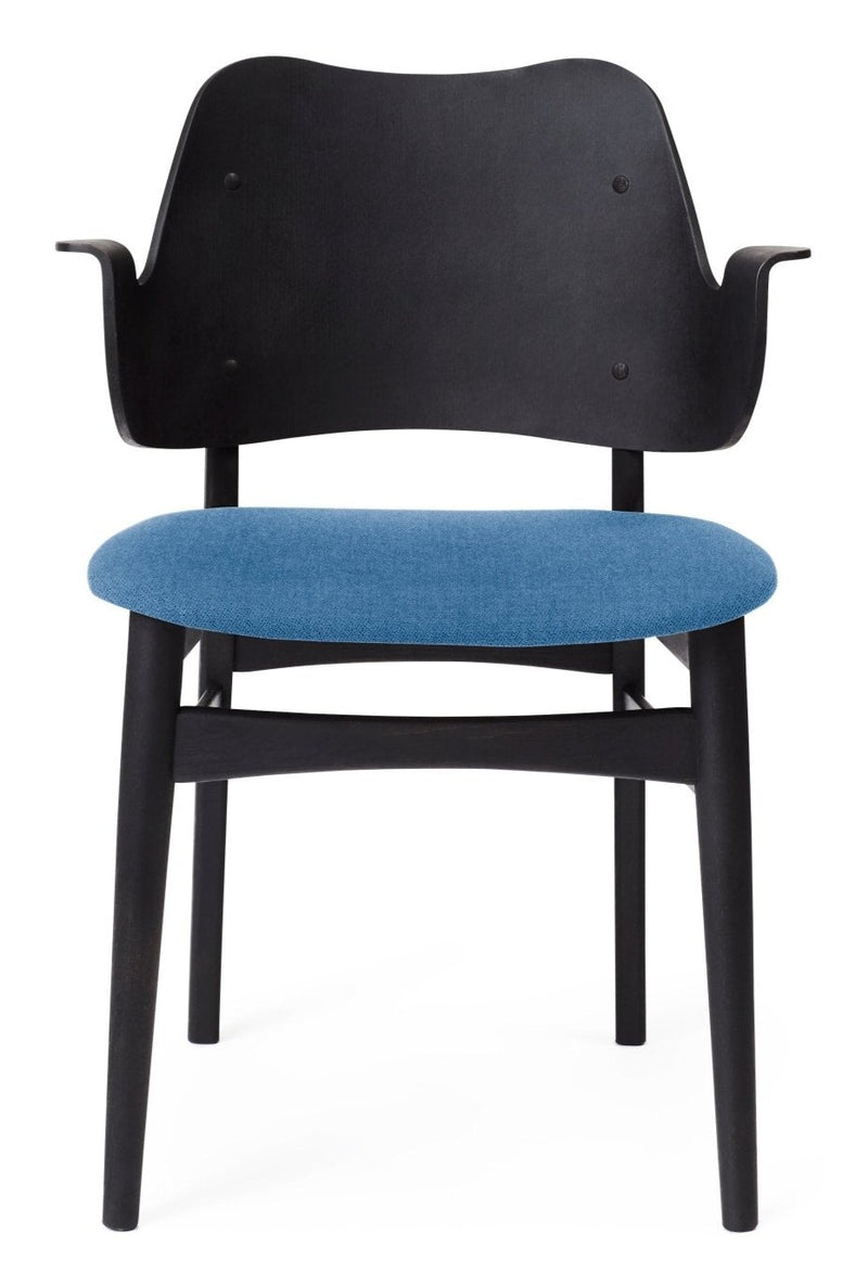 Gesture Dining Chair - Upholstered Seat - Warm Nordic - Chairs - Canvas 134/ Black Oak - HORNE