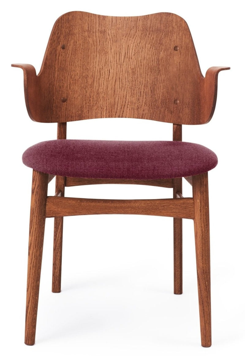 Gesture Dining Chair - Upholstered Seat - Warm Nordic - Chairs - Canvas 134/ Black Oak - HORNE