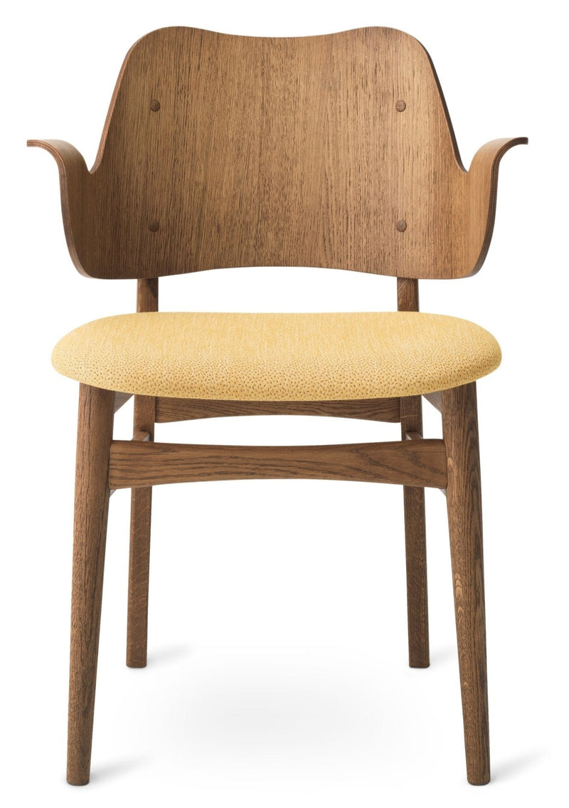 Gesture Dining Chair - Upholstered Seat - Warm Nordic - Chairs - Canvas 134/ Black Oak - HORNE