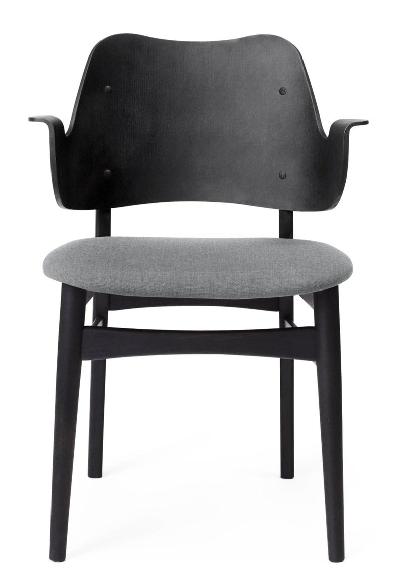 Gesture Dining Chair - Upholstered Seat - Warm Nordic - Chairs - Canvas 134/ Black Oak - HORNE
