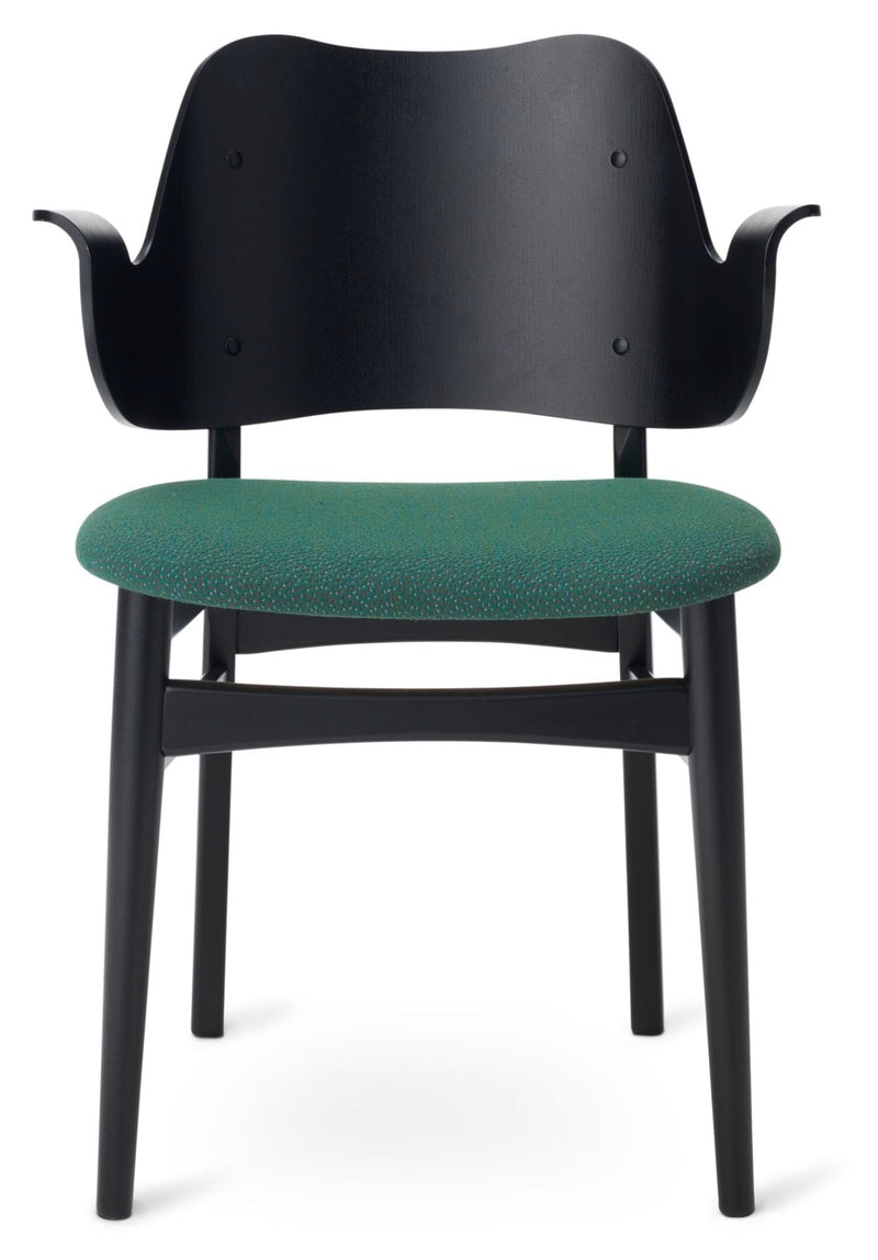 Gesture Dining Chair - Upholstered Seat - Warm Nordic - Chairs - Canvas 134/ Black Oak - HORNE