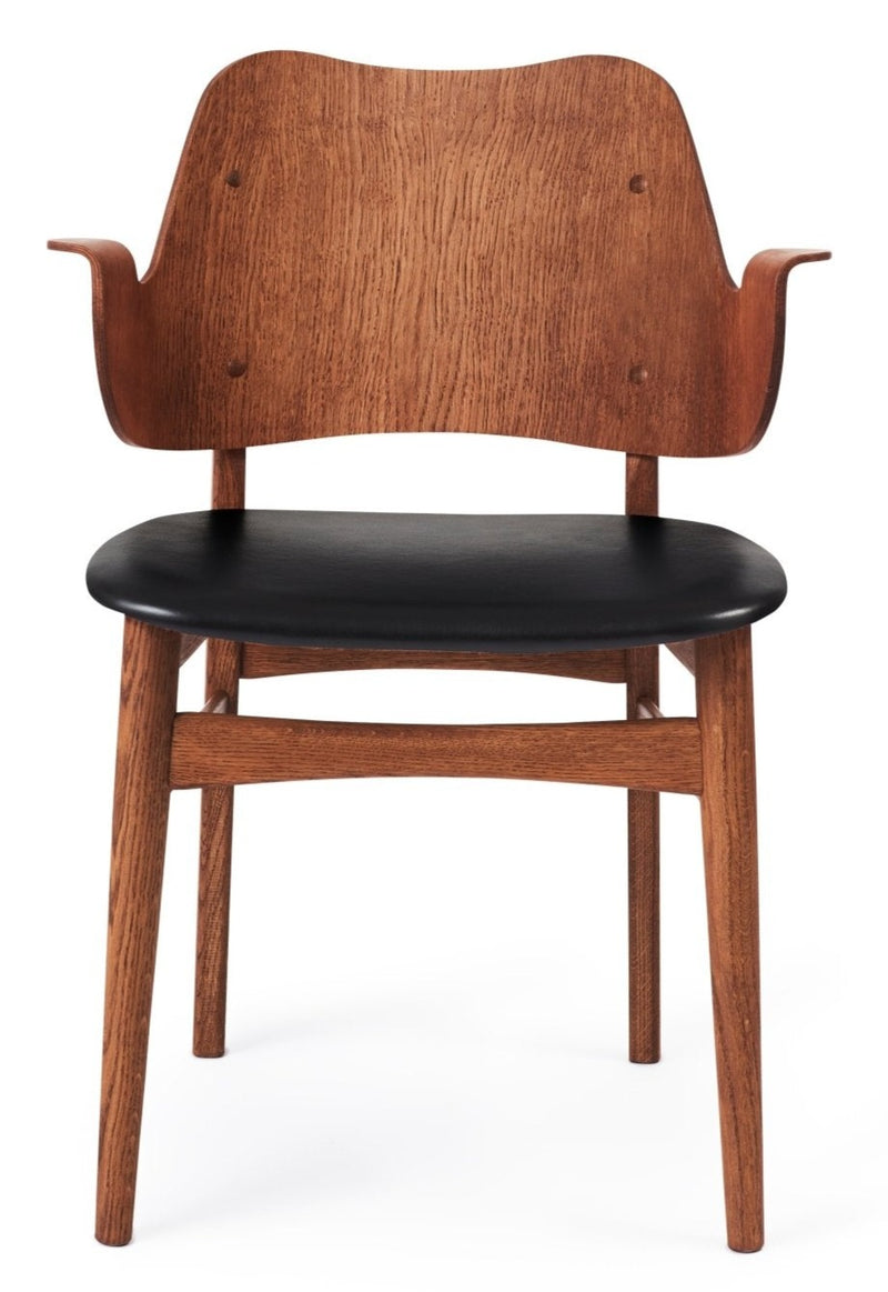 Gesture Dining Chair - Upholstered Seat - Warm Nordic - Chairs - Canvas 134/ Black Oak - HORNE