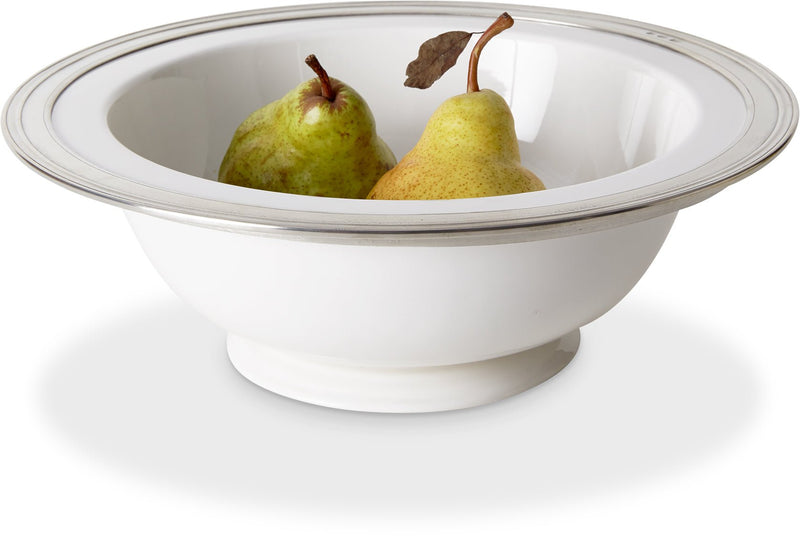 Gianna Footed Serving Bowl - Match Pewter - Serveware - HORNE