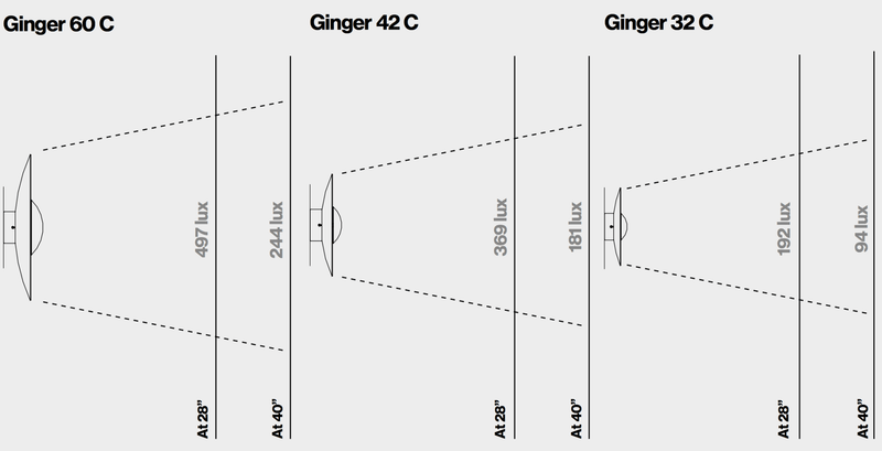 Ginger C Wall Light - Marset - Wall Sconces - Ginger 32C - Small - Oak - HORNE