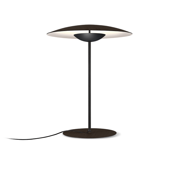 Ginger Table Lamp - Plug And Cord - Marset - Table + Task - Ginger M - Medium - Wenge - HORNE