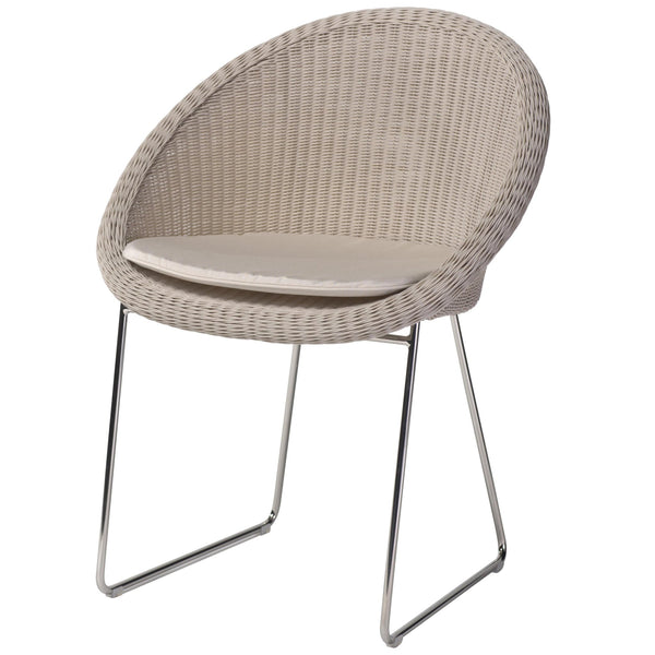 Gipsy Dining Chair - Stainless Steel Base