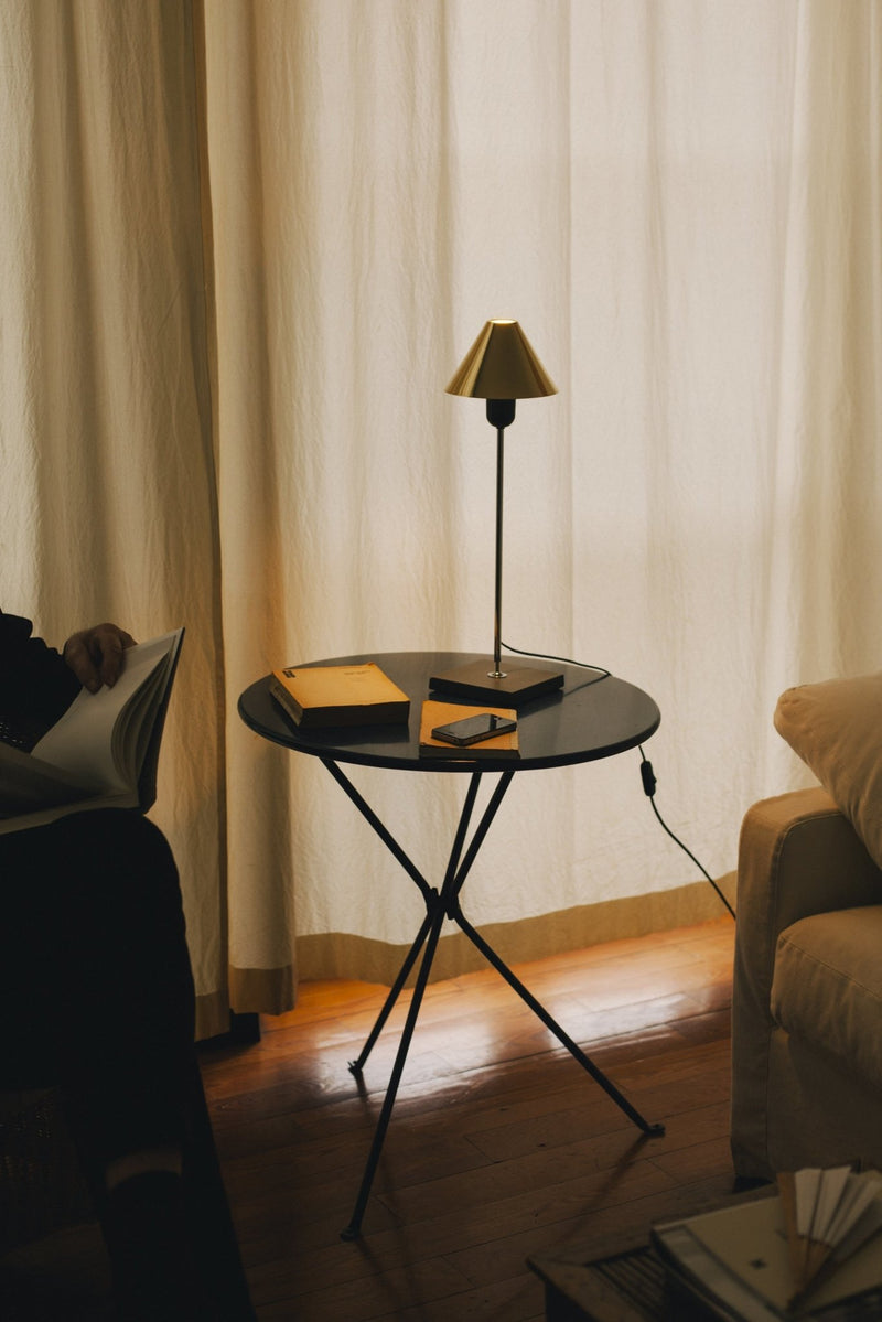 Gira Table Lamp - Santa & Cole - Table + Task - Brass - HORNE