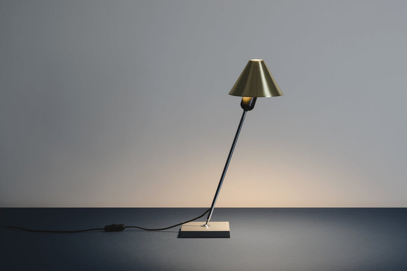 Gira Table Lamp - Santa & Cole - Table + Task - Brass - HORNE