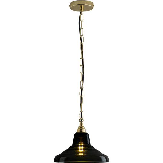 Glass School Pendant Light Size 1