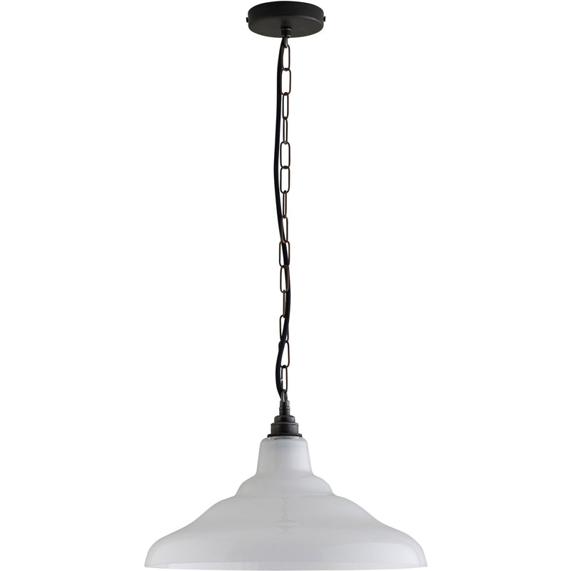 Glass School Pendant Light Size 2