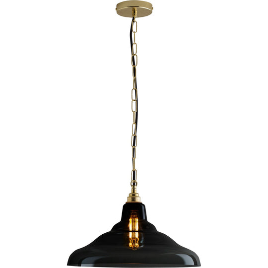 Glass School Pendant Light Size 2