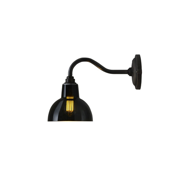 Glass York Wall Light Size 1 - Original BTC - Wall Sconces - Antracite Glass - HORNE