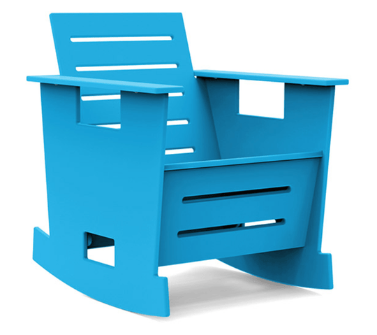 Go Club Rocking Chair - Loll Designs - Outdoor Furniture - Sky Blue - HORNE