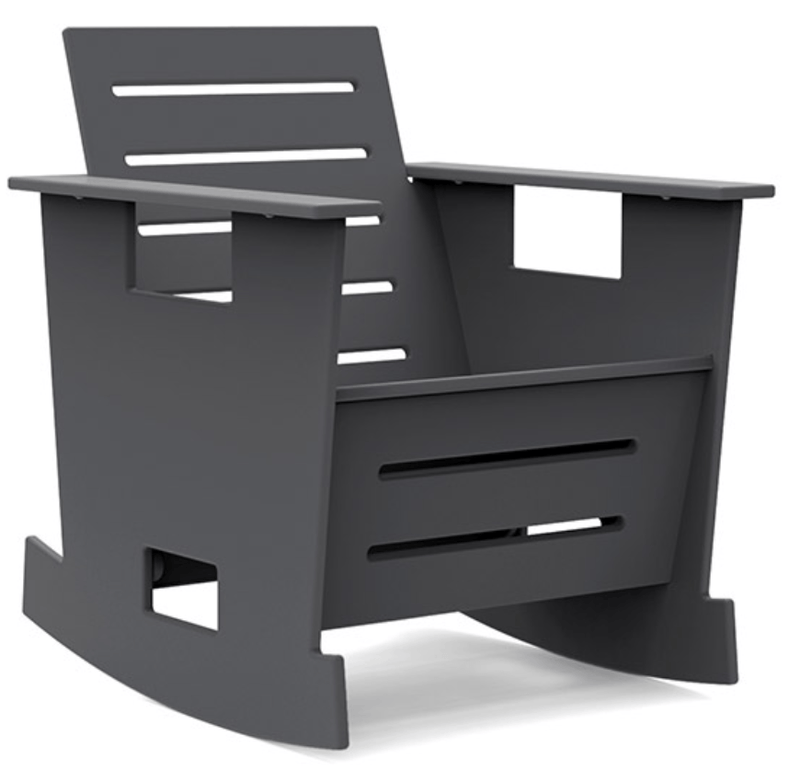 Go Club Rocking Chair - Loll Designs - Outdoor Furniture - Black - HORNE