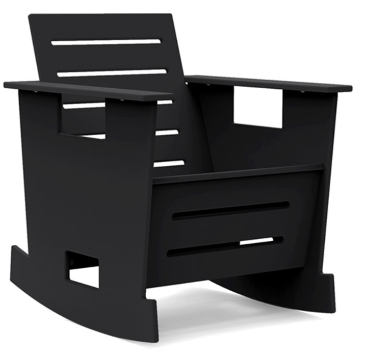 Go Club Rocking Chair - Loll Designs - Outdoor Furniture - Black - HORNE