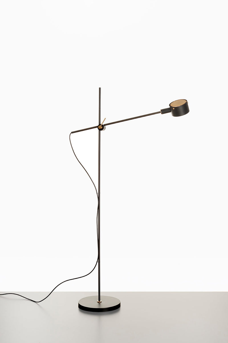 G.O. Floor Lamp - Oluce - Floor Lamps - Scarlet Red - HORNE