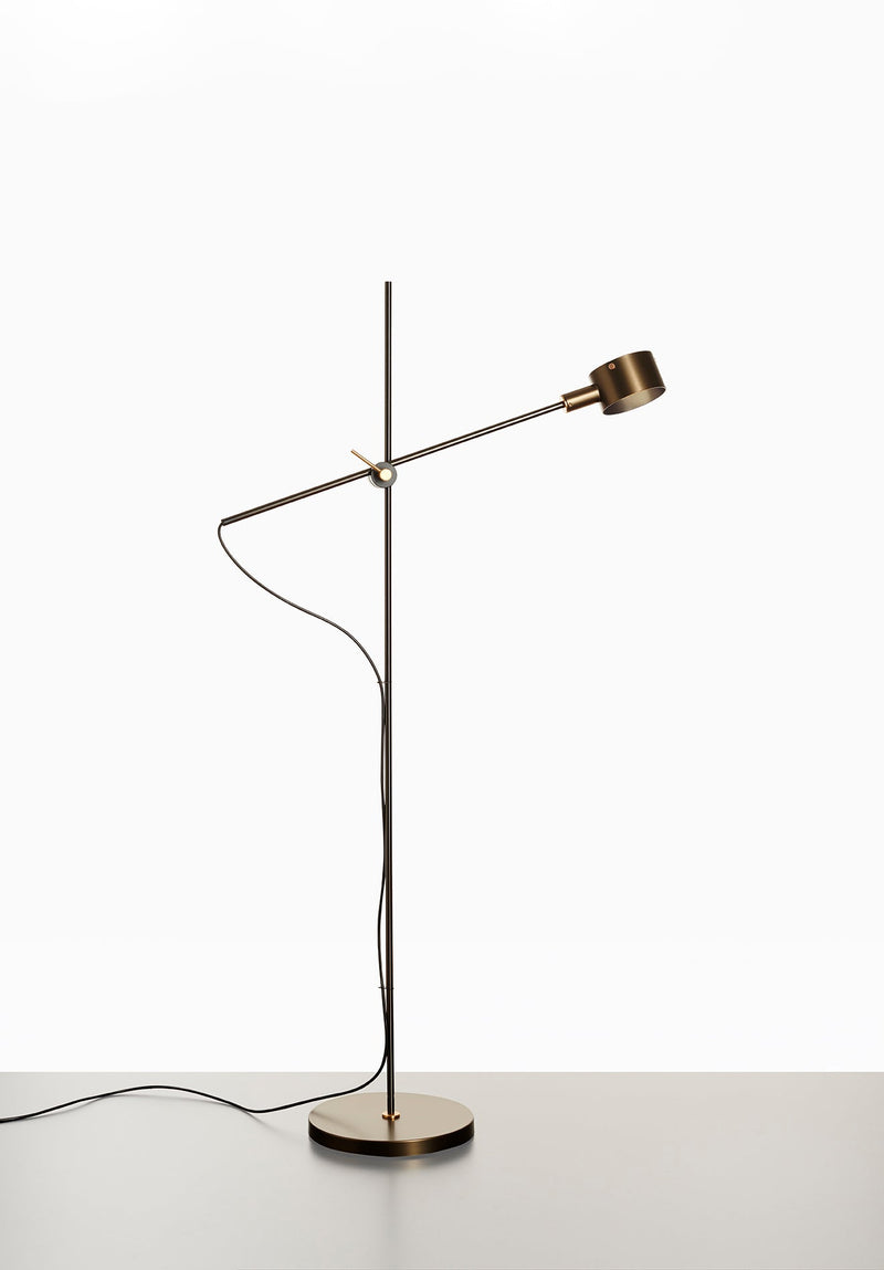 G.O. Floor Lamp - Oluce - Floor Lamps - Scarlet Red - HORNE