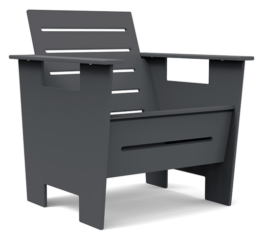 Go Lounge Chair - Loll Designs - Outdoor Furniture - Charcoal Grey - HORNE