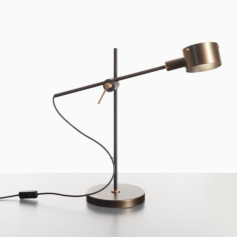 G.O. Table Lamp - Oluce - Table + Task - Scarlet Red - HORNE
