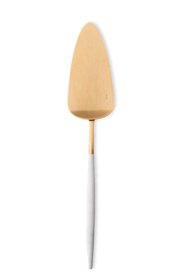 Goa Cutlery - Brushed Gold and White Modern Silverware