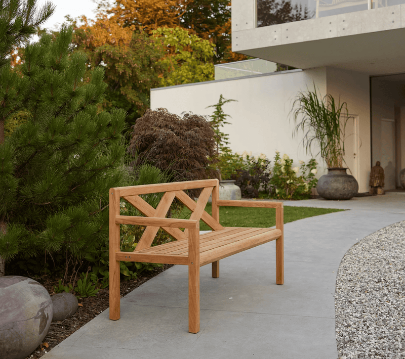 Grace 2 - Seater Bench - Cane Line - Outdoor Furniture - No Cushion - HORNE