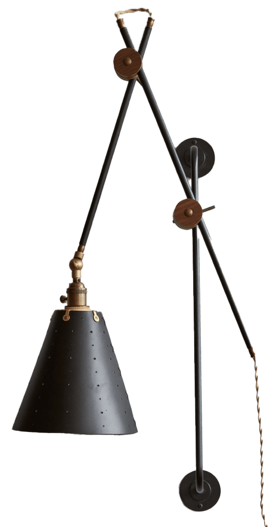 Grace Wall Lamp - Lostine - Wall Sconces - Black - HORNE