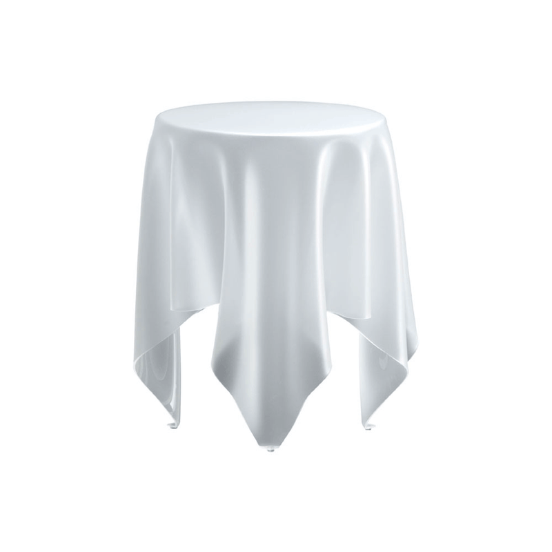 Grand Illusion Side Table - Ice White - Essey - Tables + Desks - HORNE