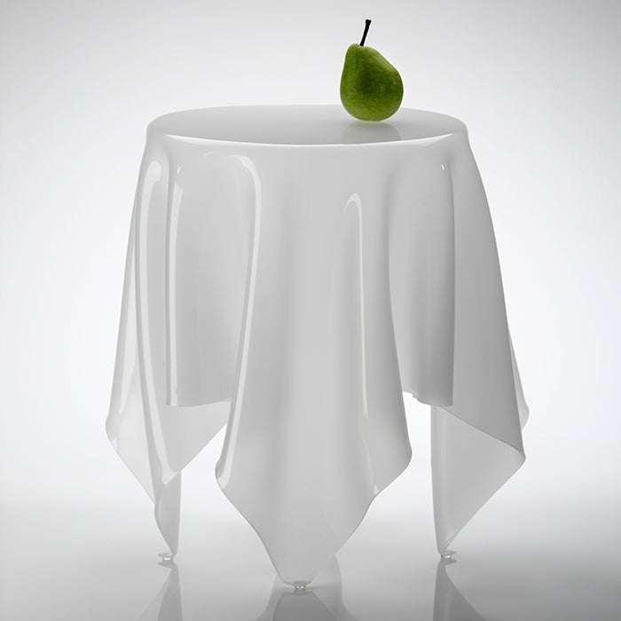 Grand Illusion Side Table - Ice White - Essey - Tables + Desks - HORNE