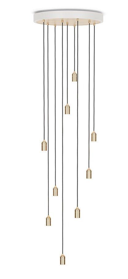 Nine Pendant - Tala - Walnut - Voronoi II - HORNE