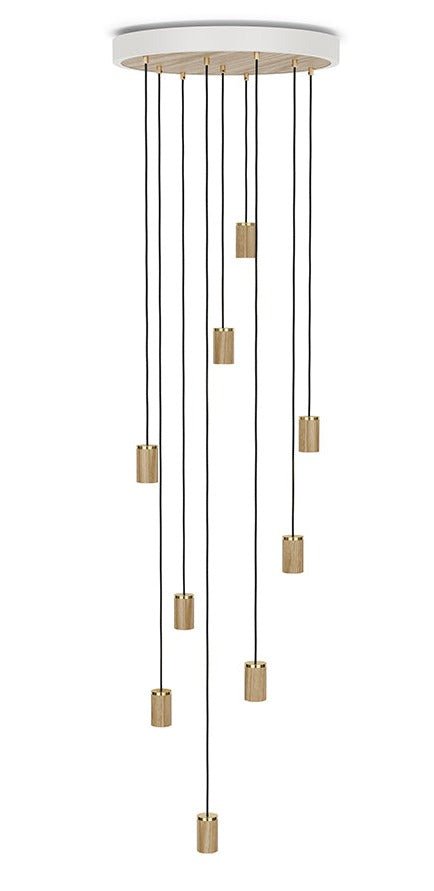 Nine Pendant - Tala - Walnut - Voronoi II - HORNE